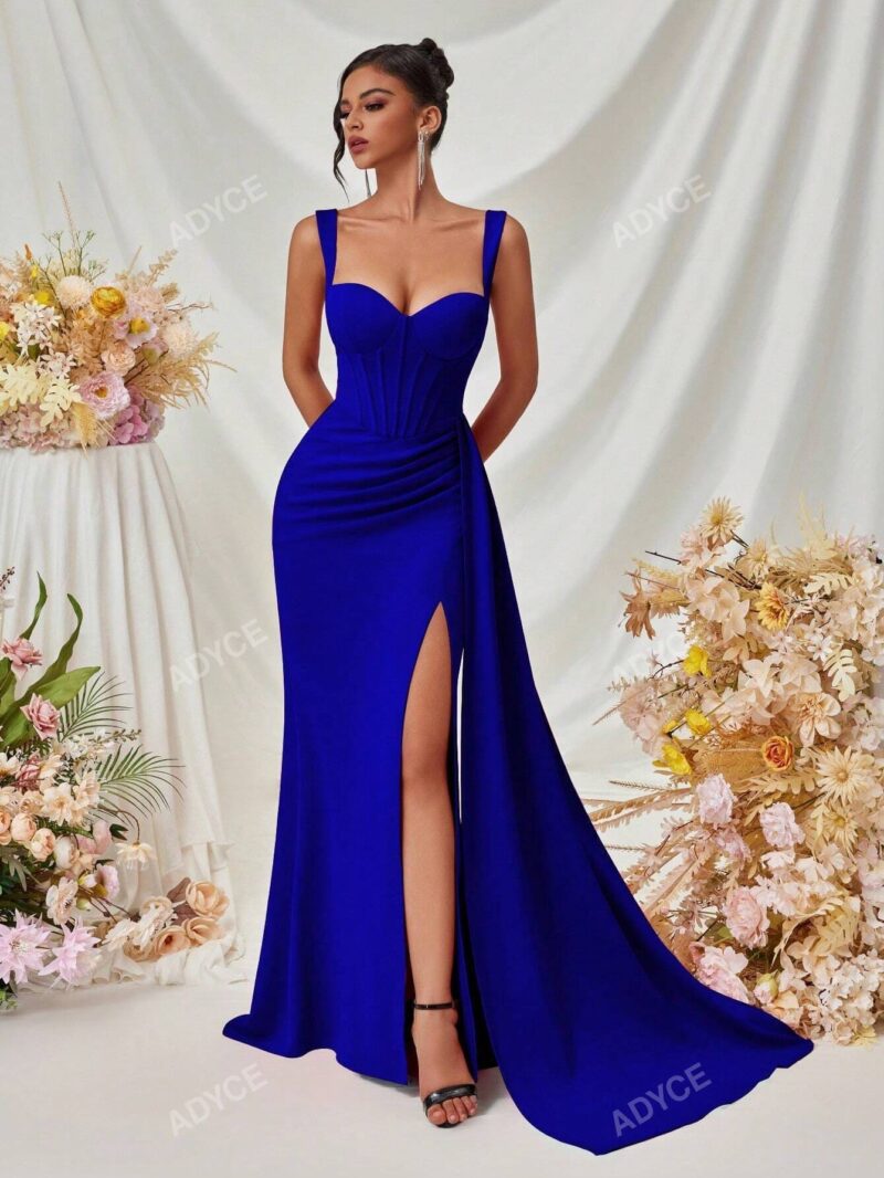 Vestido Azul Corset 