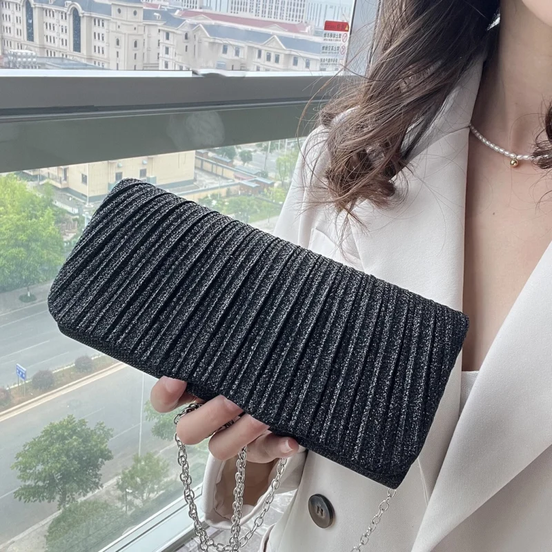 Cartera Negra Brillos