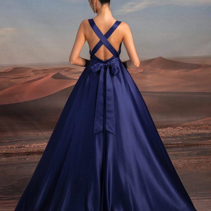 Vestido Amplio Azul marino