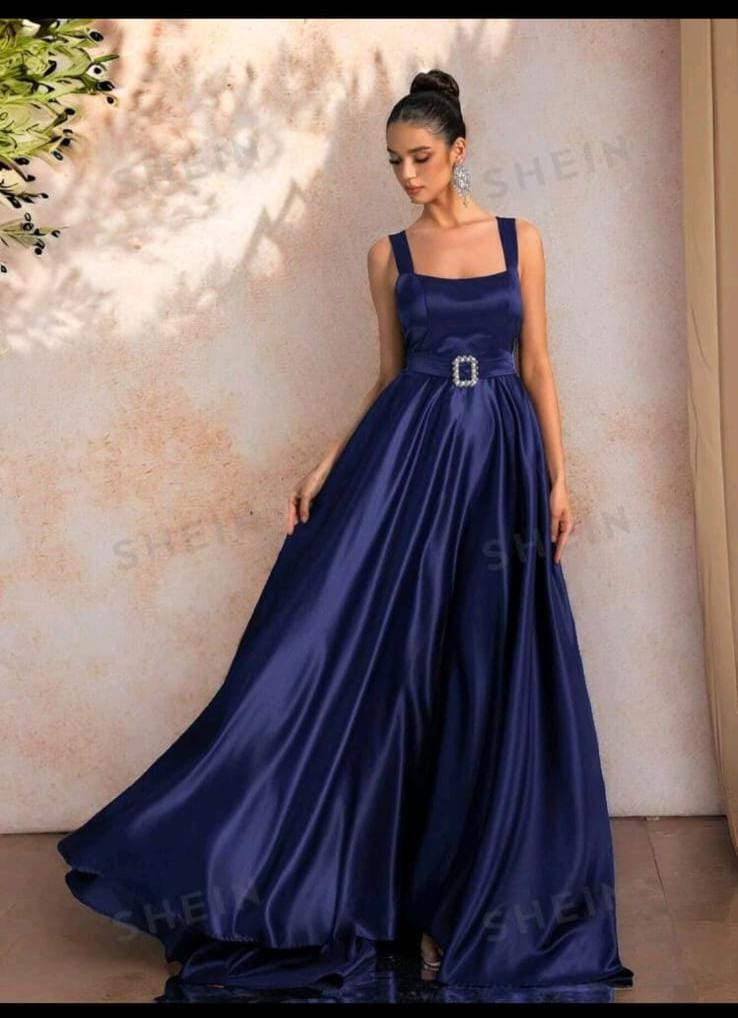 Vestido Amplio Azul marino